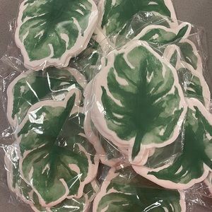 260 tropical monstera leaf napkins